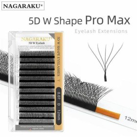 NAGARAKU 5D W EYELASH 0,07 MIX 8-15
