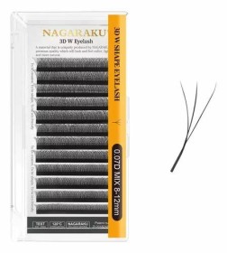 NAGARAKU 3D W EYELASH 0,07D MIX 8-15