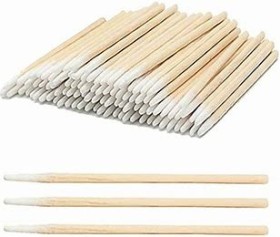 Micro isopo de algodón de madera, punta de brotes 10cm VENTA POR PAQUETES DE 50